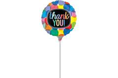 Foil Balloon - Mini - "thank YOU!" - 23 cm